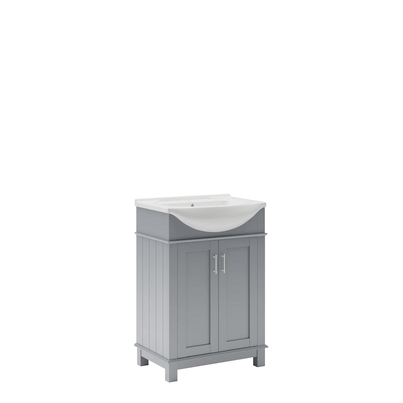 Hartford 24" Free Standing Single Basin Vanity Set with Cabinet and Ceramic Vanity Top - image 11