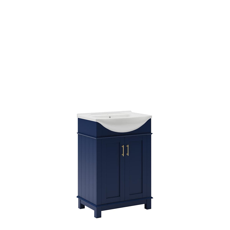 Hartford 24" Free Standing Single Basin Vanity Set with Cabinet and Ceramic Vanity Top - image 16