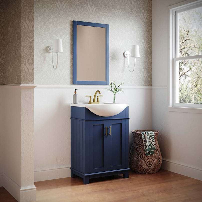 Hartford 24" Free Standing Single Basin Vanity Set with Cabinet and Ceramic Vanity Top - image 17