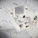 Manchester 36" Free Standing Single Basin Vanity Set with Cabinet, Quartz Vanity Top, and Framed Mirror - image 15