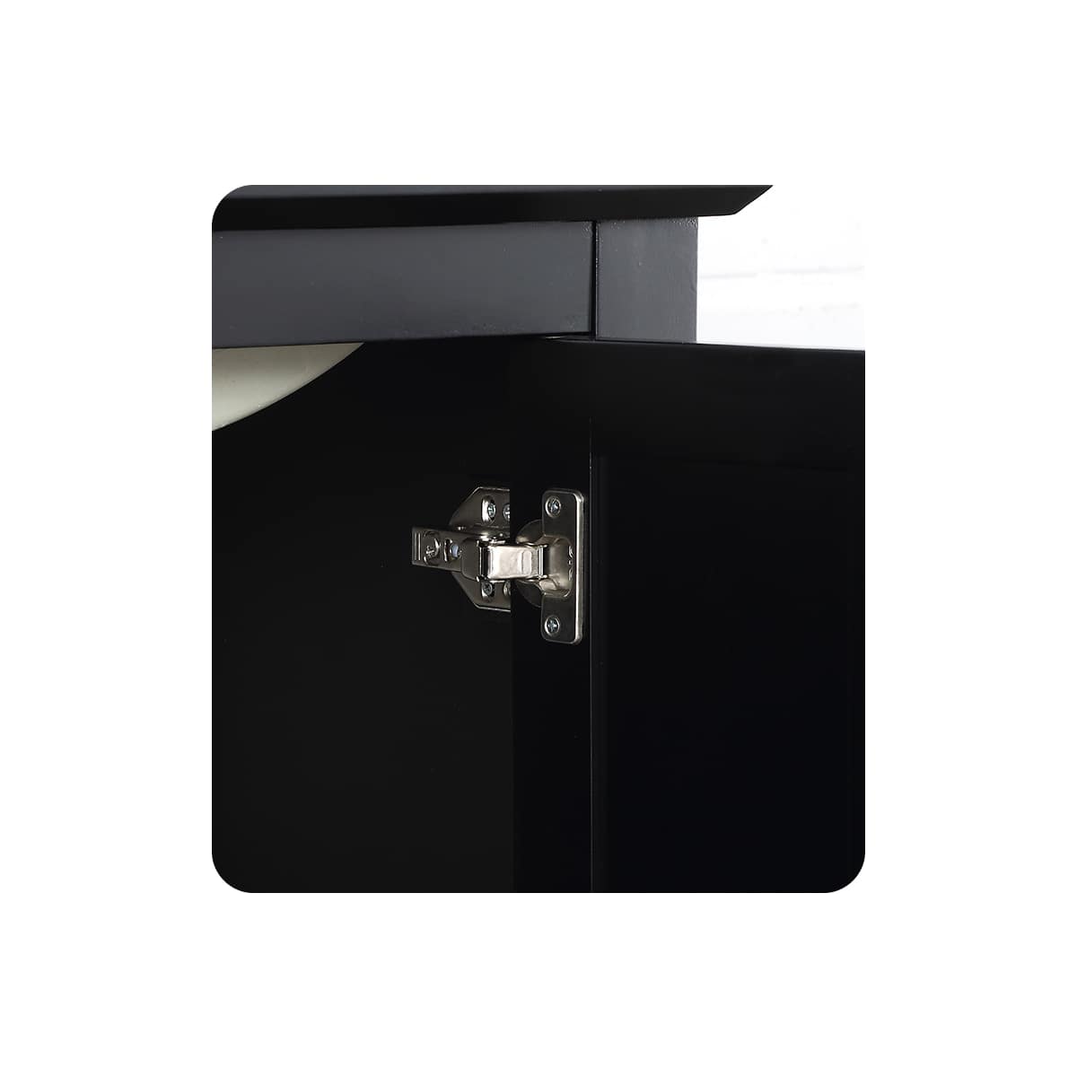 Manchester 48" Free Standing Single Basin Vanity Set with Cabinet, Quartz Vanity Top, and Framed Mirror - image 11