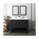 Manchester 48" Free Standing Double Basin Vanity Set with Cabinet, Quartz Vanity Top, and Framed Mirror - image 16