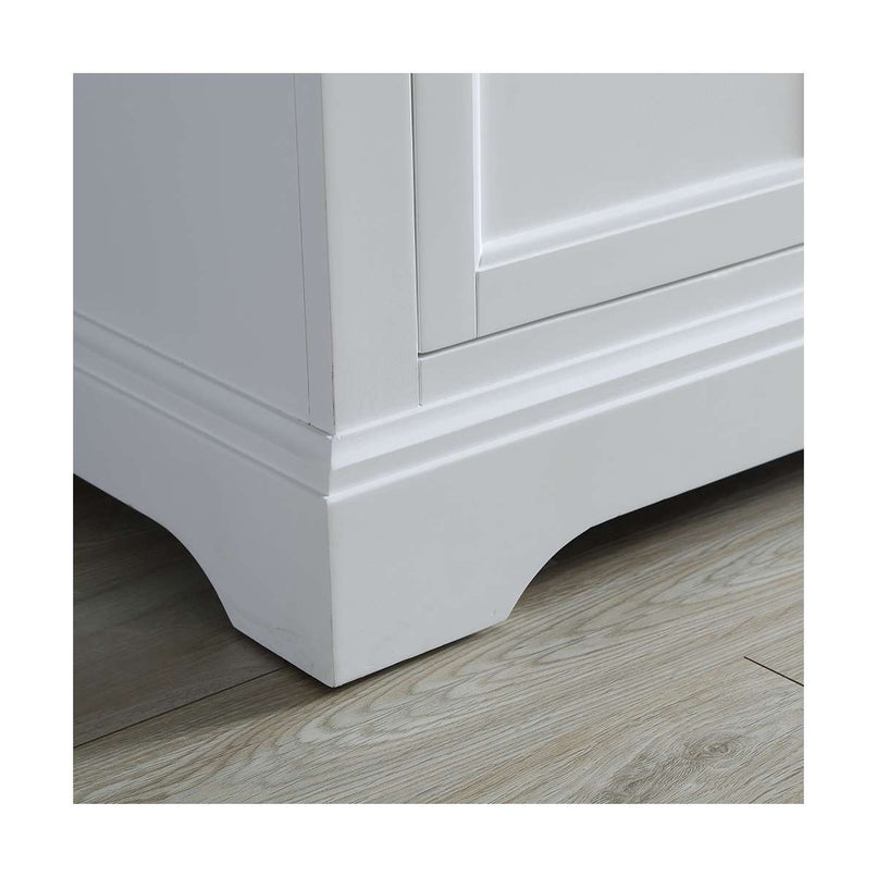 Windsor 40" Free Standing Single Basin Vanity Set with Cabinet, Quartz Vanity Top, and Framed Mirror - image 7