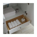 Windsor 40" Free Standing Single Basin Vanity Set with Cabinet, Quartz Vanity Top, and Framed Mirror - image 8