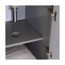Windsor 40" Free Standing Single Basin Vanity Set with Cabinet, Quartz Vanity Top, and Framed Mirror - image 17