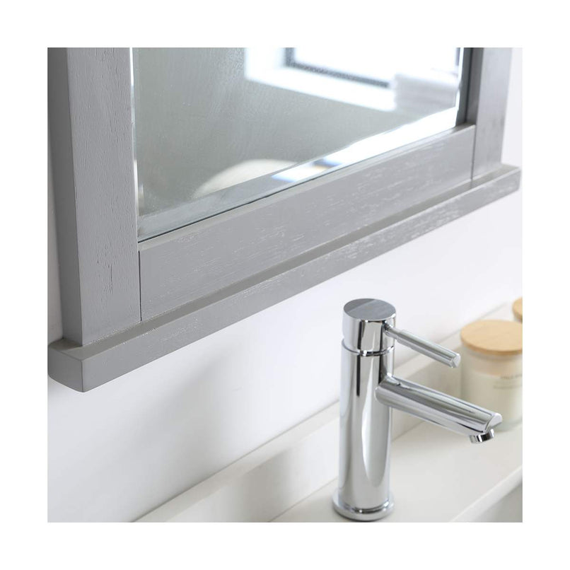 Windsor 40" Free Standing Single Basin Vanity Set with Cabinet, Quartz Vanity Top, and Framed Mirror - image 18