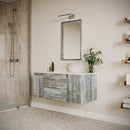 Formosa 48" Wall Mounted Single Basin Vanity Set with Cabinet, Quartz Vanity Top, and Framed Mirror - image 17