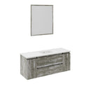 Formosa 54" Wall Mounted Single Basin Vanity Set with Cabinet, Quartz Vanity Top, and Framed Mirror - image 14