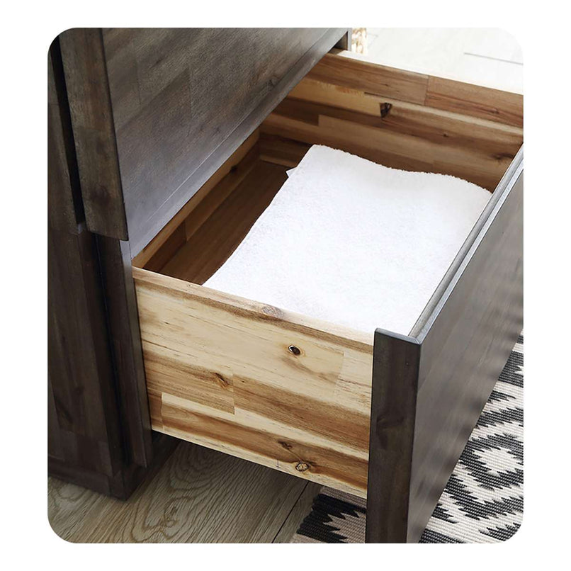 Formosa 60" Free Standing Single Basin Vanity Set with Cabinet, Quartz Vanity Top, and Framed Mirror - image 13