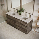 Formosa 72" Free Standing Double Basin Vanity Set with Cabinet, Quartz Vanity Top, and Framed Mirror - image 4