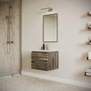 Formosa 24" Wall Mounted Single Basin Vanity Set with Cabinet, Quartz Vanity Top, and Framed Mirror - image 5