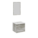 Formosa 24" Wall Mounted Single Basin Vanity Set with Cabinet, Quartz Vanity Top, and Framed Mirror - image 14