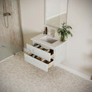 Formosa 30" Wall Mounted Single Basin Vanity Set with Cabinet, Quartz Vanity Top, and Framed Mirror - image 15