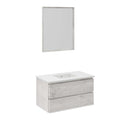 Formosa 36" Wall Mounted Single Basin Vanity Set with Cabinet, Quartz Vanity Top, and Framed Mirror - image 14