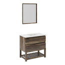 Formosa 36" Free Standing Single Basin Vanity Set with Cabinet, Quartz Vanity Top, and Framed Mirror - image 2