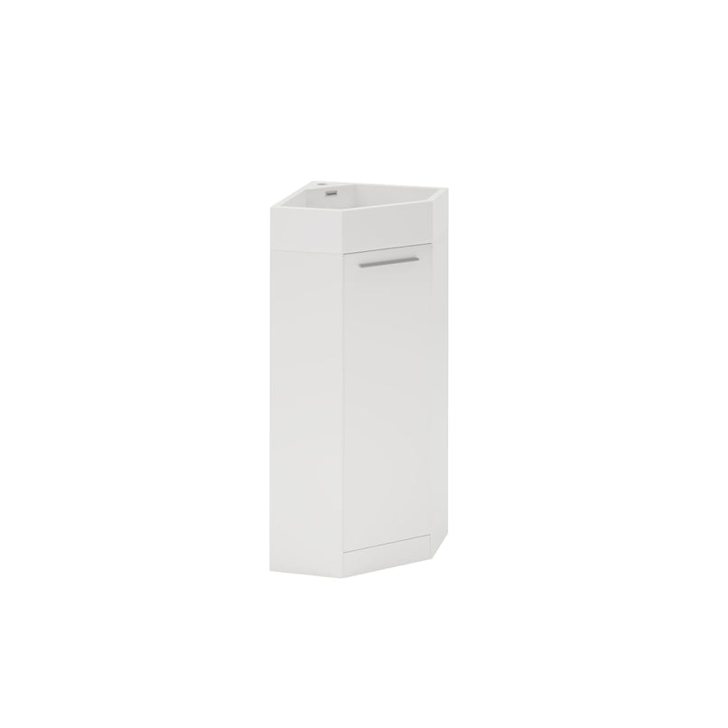 Coda 14" Free Standing Single Basin Vanity Set with Cabinet and Acrylic Vanity Top - image 3