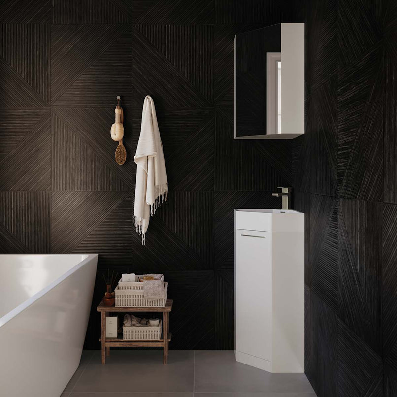 Coda 14" Free Standing Single Basin Vanity Set with Cabinet and Acrylic Vanity Top - image 6