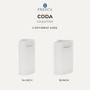 Coda 14" Free Standing Single Basin Vanity Set with Cabinet and Acrylic Vanity Top - image 9