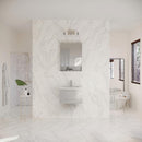 Lucera 24" Wall Mounted Single Basin Vanity Set with Cabinet, Quartz Vanity Top, and Medicine Cabinet - image 11