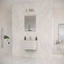 Lucera 30" Wall Mounted Single Basin Vanity Set with Cabinet, Quartz Vanity Top, and Medicine Cabinet - image 18