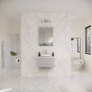 Lucera 30" Wall Mounted Single Basin Vanity Set with Cabinet, Quartz Vanity Top, and Medicine Cabinet - image 8