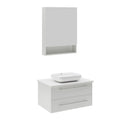 Lucera 30" Wall Mounted Single Basin Vanity Set with Cabinet, Quartz Vanity Top, and Medicine Cabinet - image 14