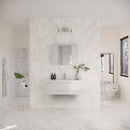 Lucera 42" Wall Mounted Single Basin Vanity Set with Cabinet, Quartz Vanity Top, and Mirrored Medicine Cabinet - image 17