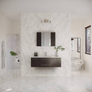 Lucera 48" Wall Mounted Single Basin Vanity Set with Cabinet, Quartz Vanity Top, and Medicine Cabinet - image 4