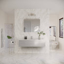 Lucera 60" Wall Mounted Single Basin Vanity Set with Cabinet, Quartz Vanity Top, and Medicine Cabinet - image 8