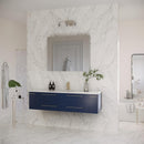 Lucera 60" Wall Mounted Single Basin Vanity Set with Cabinet, Quartz Vanity Top, and Medicine Cabinet - image 13