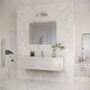 Lucera 60" Wall Mounted Single Basin Vanity Set with Cabinet, Quartz Vanity Top, and Medicine Cabinet - image 18