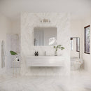 Lucera 60" Wall Mounted Single Basin Vanity Set with Cabinet, Quartz Vanity Top, and Medicine Cabinet - image 19