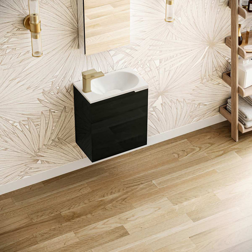 Valencia 20" Wall Mounted Single Basin Vanity Set with Cabinet, Acrylic Vanity Top, and Medicine Cabinet - image 4