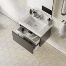 Mezzo 30" Wall Mounted Single Basin Vanity Set with Cabinet, Acrylic Vanity Top, and Medicine Cabinet - image 3