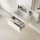 Mezzo 30" Wall Mounted Single Basin Vanity Set with Cabinet, Acrylic Vanity Top, and Medicine Cabinet - image 11