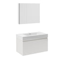 Mezzo 36" Wall Mounted Single Basin Vanity Set with Cabinet, Acrylic Vanity Top, and Medicine Cabinet - image 2
