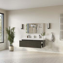 Mezzo 60" Wall Mounted Single Basin Vanity Set with Cabinet, Acrylic Vanity Top, and Medicine Cabinet - image 12