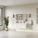 Mezzo 60" Wall Mounted Single Basin Vanity Set with Cabinet, Acrylic Vanity Top, and Medicine Cabinet - image 16