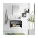 Vista 30" Wall Mounted Single Basin Vanity Set with Cabinet, Acrylic Vanity Top, and Medicine Cabinet - image 25