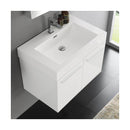 Vista 30" Wall Mounted Single Basin Vanity Set with Cabinet, Acrylic Vanity Top, and Medicine Cabinet - image 3