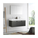 Vista 48" Wall Mounted Double Basin Vanity Set with Cabinet, Acrylic Vanity Top, and Medicine Cabinet - image 15