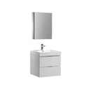 Valencia 24" Wall Mounted Single Basin Vanity Set with Cabinet, Acrylic Vanity Top, and Medicine Cabinet - image 15