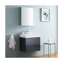Valencia 24" Wall Mounted Single Basin Vanity Set with Cabinet, Acrylic Vanity Top, and Medicine Cabinet - image 3