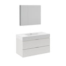 Valencia 40" Wall Mounted Single Basin Vanity Set with Cabinet, Acrylic Vanity Top, and Medicine Cabinet - image 2