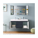 Valencia 48" Wall Mounted Double Basin Vanity Set with Cabinet, Acrylic Vanity Top, and Medicine Cabinet - image 4