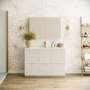 Valencia 48" Free Standing Single Basin Vanity Set with Cabinet, Acrylic Vanity Top, and Medicine Cabinet - image 1