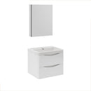 Tuscany 24" Wall Mounted Single Basin Vanity Set with Cabinet, Acrylic Vanity Top, and Medicine Cabinet - image 2
