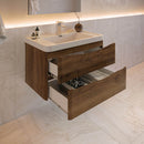 Tuscany 32" Wall Mounted Single Basin Vanity Set with Cabinet, Acrylic Vanity Top, and Medicine Cabinet - image 3