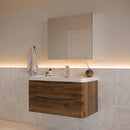 Tuscany 36" Wall Mounted Single Basin Vanity Set with Cabinet, Acrylic Vanity Top, and Medicine Cabinet - image 4