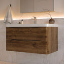 Tuscany 36" Wall Mounted Single Basin Vanity Set with Cabinet, Acrylic Vanity Top, and Medicine Cabinet - image 5